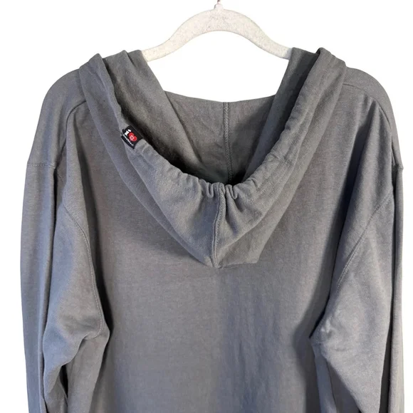 Keep a Breast Foundation I Love Boobies Gray Zip-Up Hoodie Size L Cozy - Picture 13 of 14